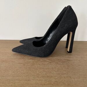 Michael Kors Amara Pump | Size 6M | Black Denim | Market Sample | New
